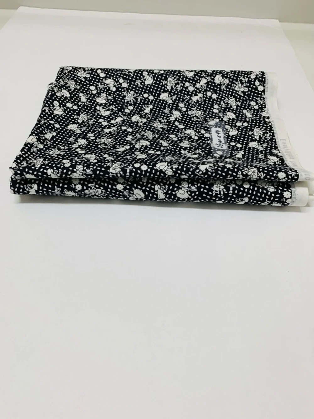 RJR Fabrics 1930s Repro Children’s Print Black & White Cotton Quilt Fabric